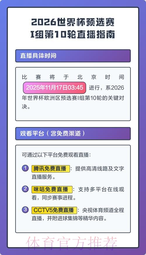 2026世界杯直播高清版观看指南在哪里看